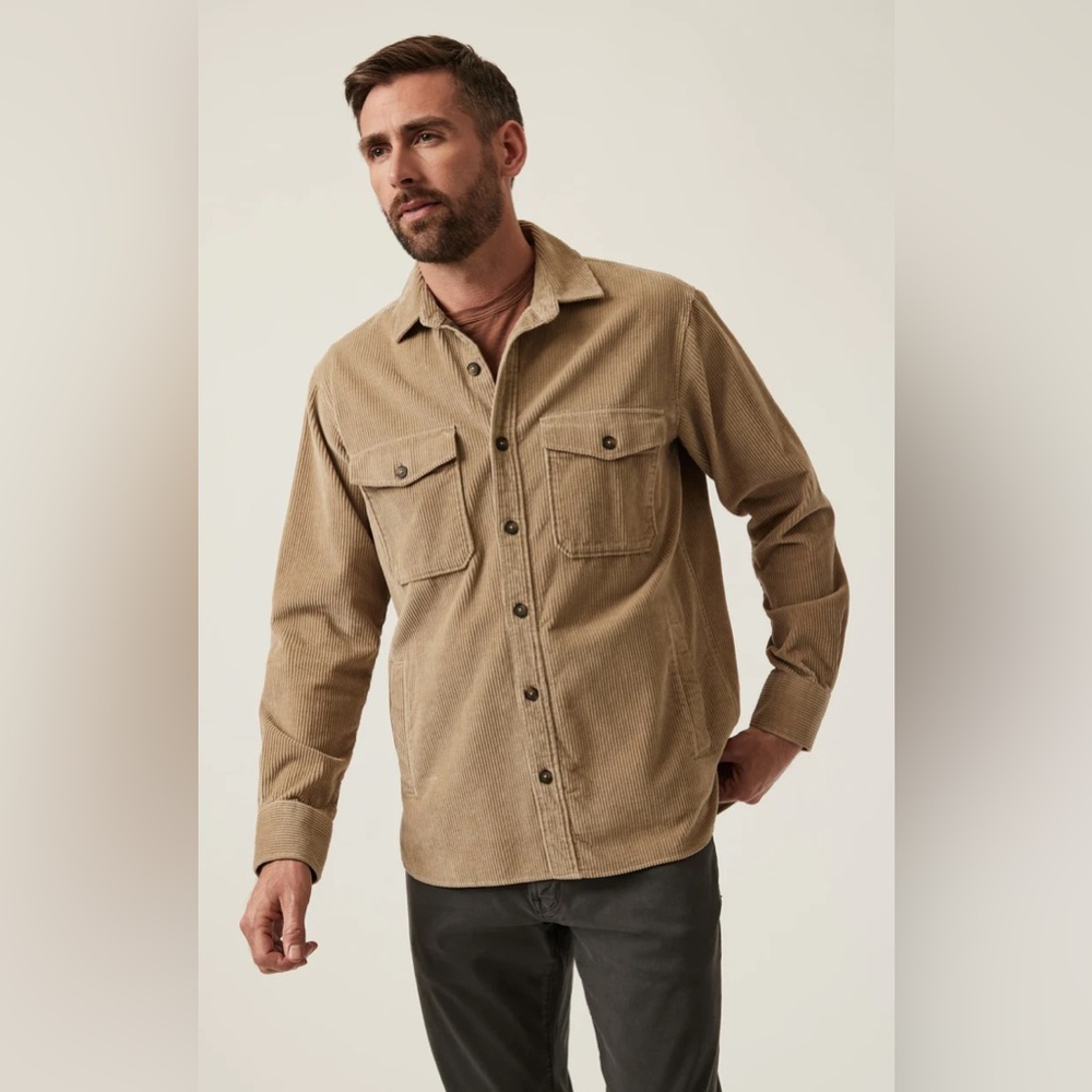 ASOS brown corduroy overshirt or shacket